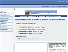 Tablet Screenshot of glace.montagne05.fr